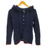 パタゴニア patagonia 14AW フーデッド ハーフボタン ナイロン混 ウール ニットセーター レディース import:XS