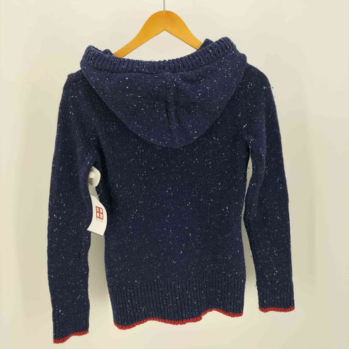 パタゴニア patagonia 14AW フーデッド ハーフボタン ナイロン混 ウール ニットセーター レディース import:XS