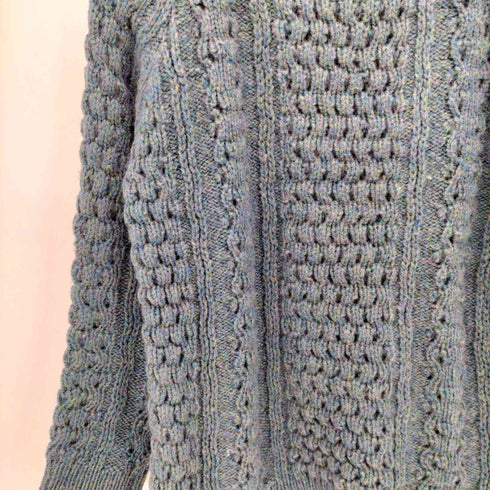 ジョンモロイ John Molloy Pure New Wool ケーブル ウール ニット セーター レディース