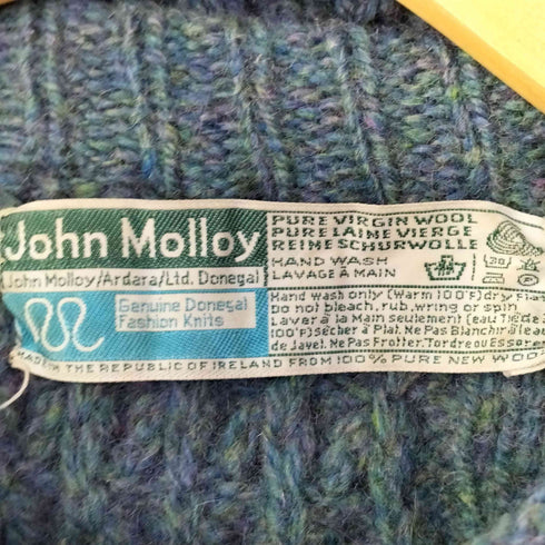ジョンモロイ John Molloy Pure New Wool ケーブル ウール ニット セーター レディース