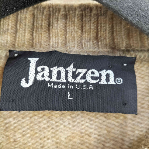 ジャンセン jantzen 黒タグ MADE IN USA メランジウールニット メンズ import:L