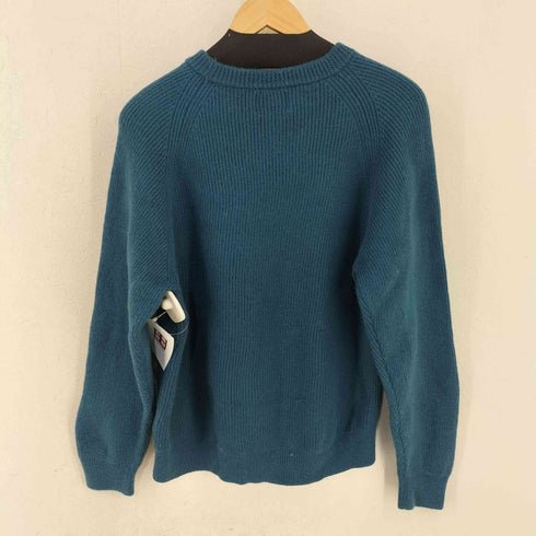 エビコンエブリコンディションライフ EVCON Every Condition Life SHETLAND WOOL LOW GAGE CREW NECK KNIT | BLUE メンズ JPN:1