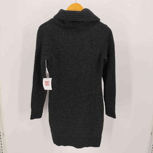ラグビーラルフローレン Rugby Ralph Lauren ショールカラー ハーフジップ ニットワンピース レディース import:M