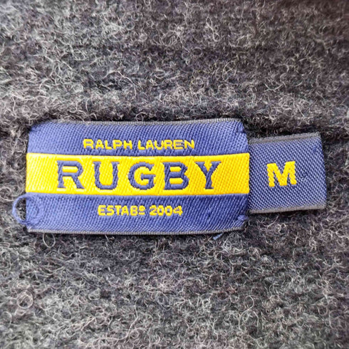 ラグビーラルフローレン Rugby Ralph Lauren ショールカラー ハーフジップ ニットワンピース レディース import:M
