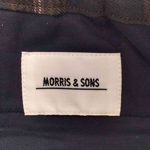 モリスアンドサンズ MORRIS & SONS チェック柄 イージースラックスパンツ メンズ 2