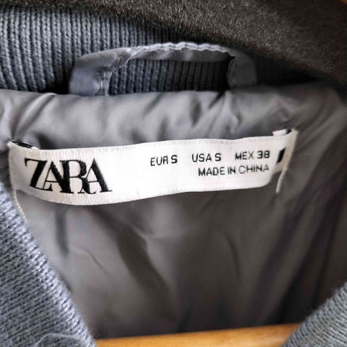 ザラ ZARA 中綿ブルゾンジャケット メンズ import:S