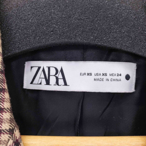 ザラ ZARA STRAIGHT CUT DOUBLE BREASTED BLAZER レディース import:XS