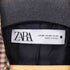 ザラ ZARA STRAIGHT CUT DOUBLE BREASTED BLAZER レディース import:XS