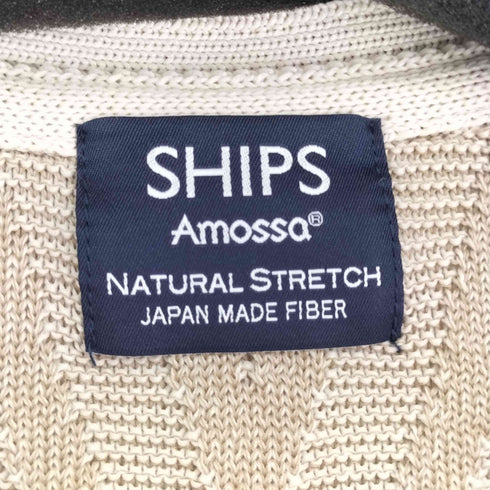 シップス SHIPS AMOSSA リンクス ジオメトリック カーディガン メンズ JPN:S