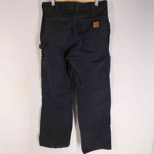 カーハート Carhartt Loose Fit Canvas Utility Work Pants Black メンズ 32X30