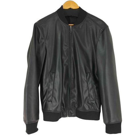 ザラ ZARA フェイクレザージップジャケット メンズ JPN:S