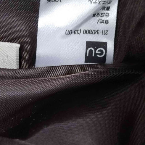 ジーユー GU フェイクレザーオーバーサイズジャケット メンズ JPN:XL