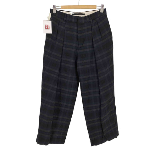 KHONOROGICA C/W Plaid Double Tuck Pants メンズ JPN:4