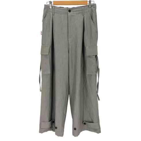 クレイル CLEL M-47Design TR Loose Parachute Pants ミックスグレー メンズ JPN:M
