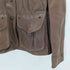 ローレンラルフローレン LAUREN RALPH LAUREN ロゴ刻印ボタン レザー ジャケット レディース import:S