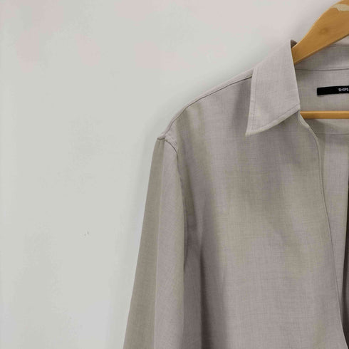 シップス SHIPS ドライタッチ スキッパー シャツ プルオーバー メンズ JPN:M