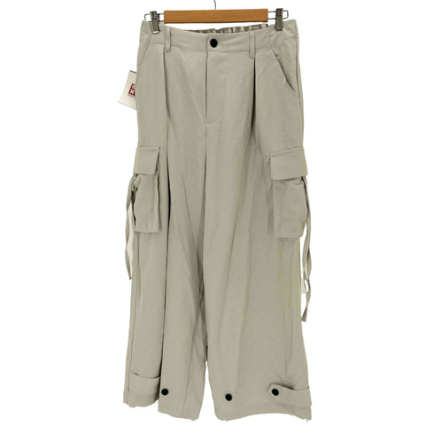 クレイル CLEL M-47Design TR Loose Parachute Pants ライトグレー メンズ JPN:M