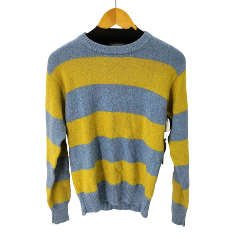ポールスミス Paul Smith カシミヤ ウール混 ボーダークルーネックニット メンズ import:M