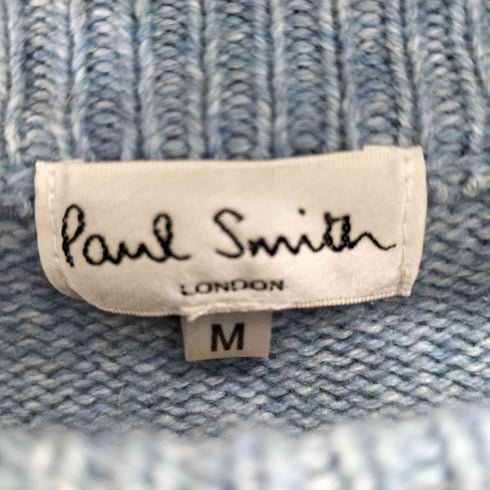 ポールスミス Paul Smith カシミヤ ウール混 ボーダークルーネックニット メンズ import:M