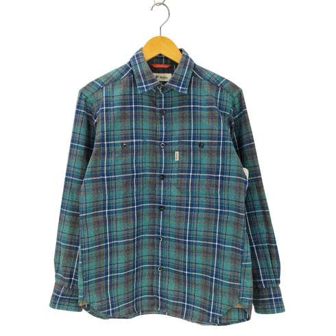 フォックスファイヤー foxfire Melange Check Shirt TSメランジチェックシャツ メンズ M
