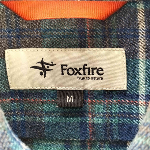 フォックスファイヤー foxfire Melange Check Shirt TSメランジチェックシャツ メンズ M