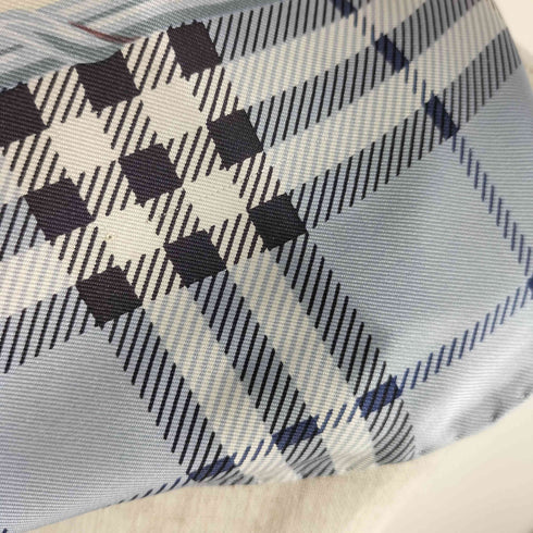 バーバリーズ BURBERRYS バーバリーチェック ノバチェック 花柄 シルクスカーフ レディース
