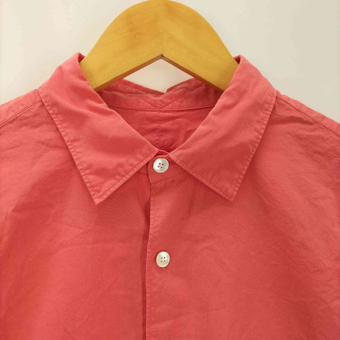コモリ COMOLI Long-sleeve Cotton Shirt 後染めコモリシャツ メンズ 1