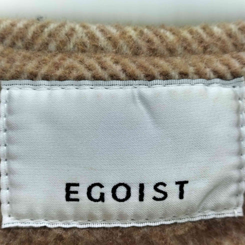 エゴイスト EGOIST ベルト付ノーカラーマキシコート レディース JPN:2