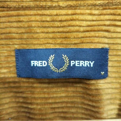 フレッドペリー FRED PERRY ワンポイント刺繍 コーデュロイジャケット SAMPLE メンズ JPN:M