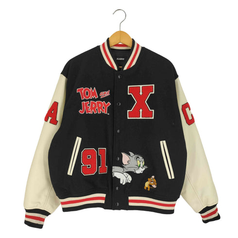エクストララージ XLARGE TOM AND JERRY VARSITY JACKET トムアンドジェリー スタジャン メンズ JPN:M