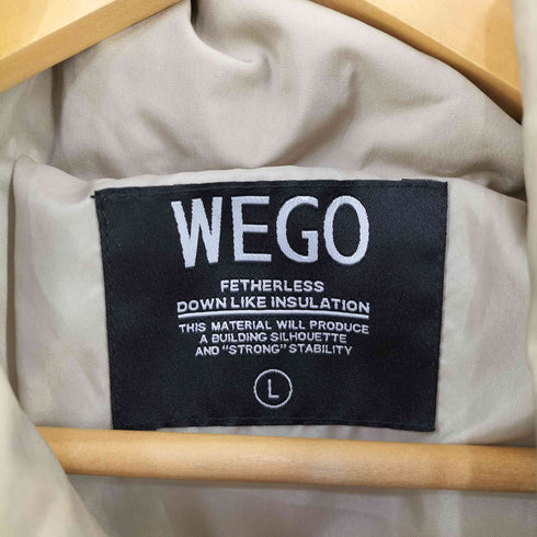 ウィゴー WEGO パフィーフェイクダウンジャケット メンズ JPN:L