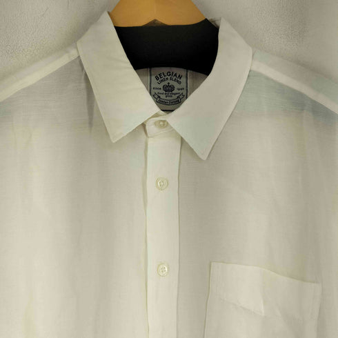 BELGIAN LINEN BLEND SSレギュラーシャツ メンズ JPN:L