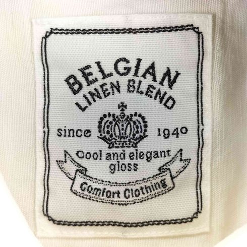 BELGIAN LINEN BLEND SSレギュラーシャツ メンズ JPN:L