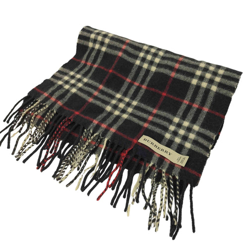 バーバリー BURBERRY ノバチェック カシミヤ100 マフラー メンズ