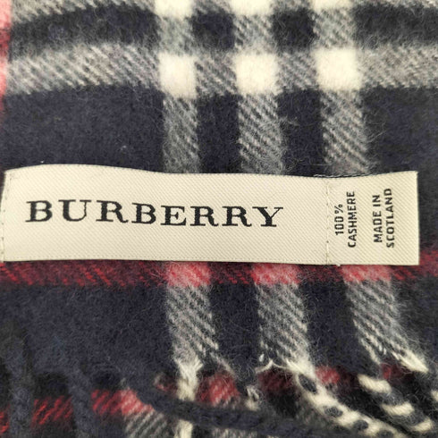 バーバリー BURBERRY ノバチェック カシミヤ100 マフラー メンズ