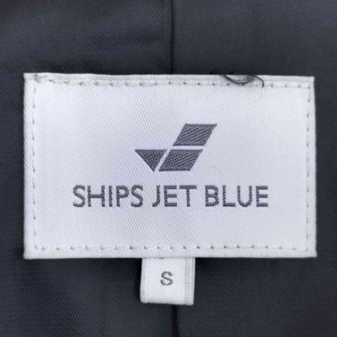シップスジェットブルー SHIPS JET BLUE フェイクスエード シングルライダース KOMATSU outlast メンズ JPN:S