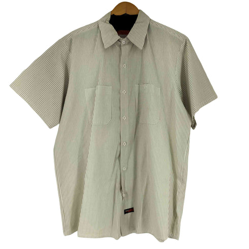 レッドキャップ RED KAP ストライプワークシャツ メンズ JPN:L