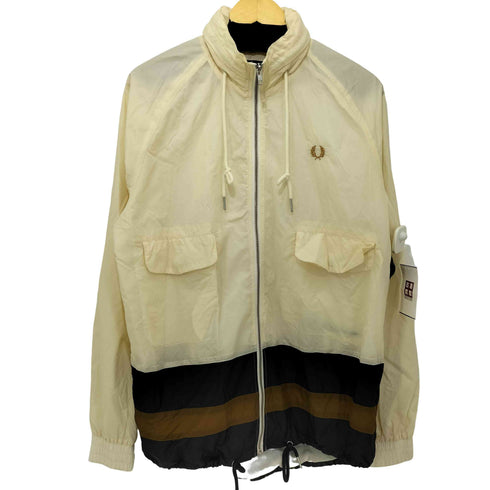 フレッドペリー FRED PERRY REISSUES ワンポイント刺繍 ジップアップ ナイロンジャケット メンズ import:M