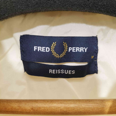 フレッドペリー FRED PERRY REISSUES ワンポイント刺繍 ジップアップ ナイロンジャケット メンズ import:M