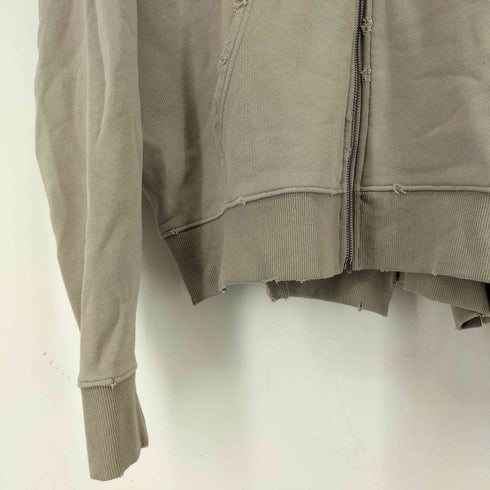 ダンケシェーン Danke Schon ダメージ加工 スウェットジップアップパーカー メンズ JPN:M