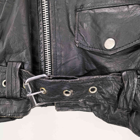 FIRST Genuine Leather 本革ダブルライダースジャケット メンズ US:42