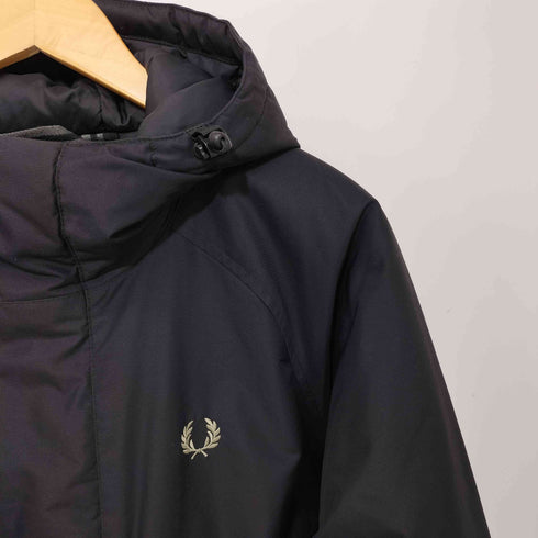 フレッドペリー FRED PERRY ワンポイント刺繍 パテッドジップ スルージャケット メンズ import:M