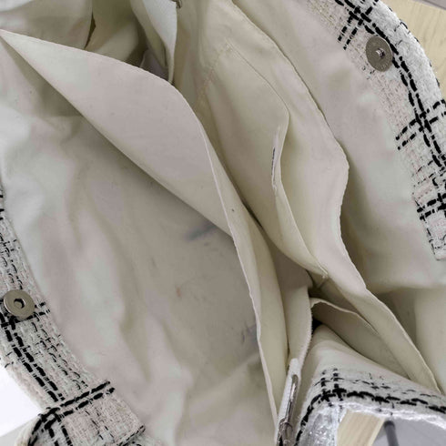 ナイスクラップ NICE CLAUP LouLoumei ツイードキャリーオントートバッグ レディース