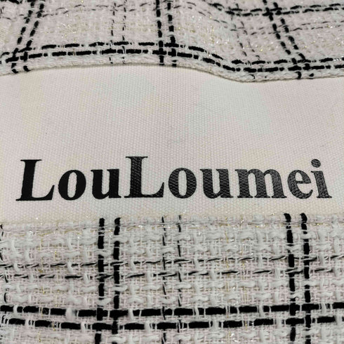 ナイスクラップ NICE CLAUP LouLoumei ツイードキャリーオントートバッグ レディース