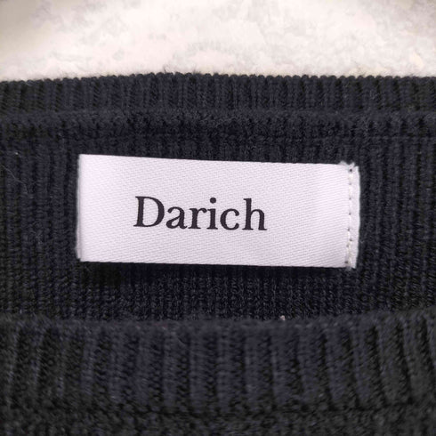 ダーリッチ Darich バイカラーリブニットミニワンピース レディース FREE