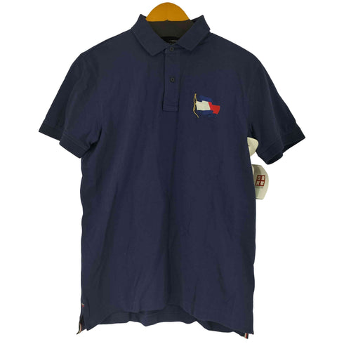 トミーヒルフィガー TOMMY HILFIGER 刺繍 半袖ポロシャツ メンズ JPN:M