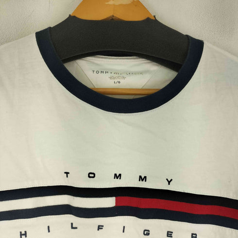 トミーヒルフィガー TOMMY HILFIGER リブロゴ クルーネックTシャツ メンズ JPN:L