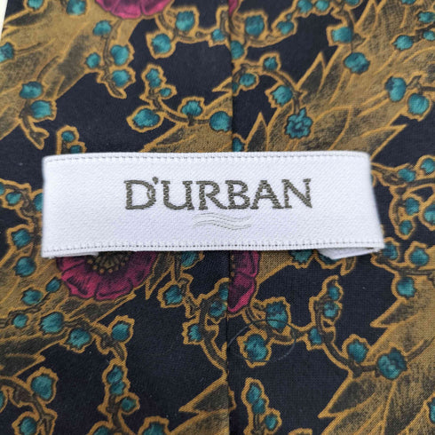 ダーバン DURBAN 総柄シルクネクタイ メンズ