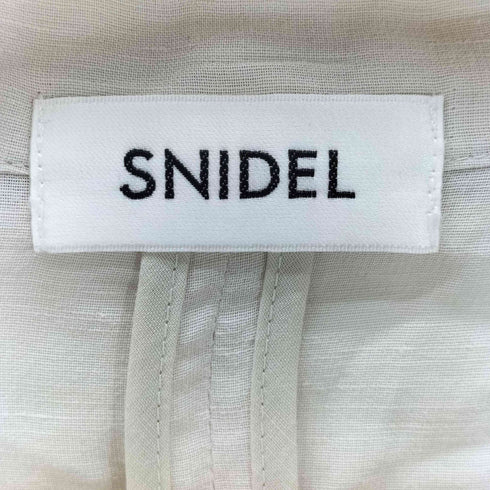 スナイデル snidel シアーリネンワークジャケット レディース ONE SIZE