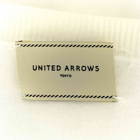 ユナイテッドアローズ UNITED ARROWS バイカラー パイピング カーディガン レディース FREE